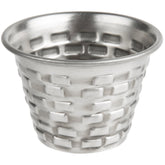 RAMEKIN BRICKHOUSE. STAINLESS STEEL.CAP:2.5 OZ, DIM:2X1.75" H - Mabrook Hotel Supplies